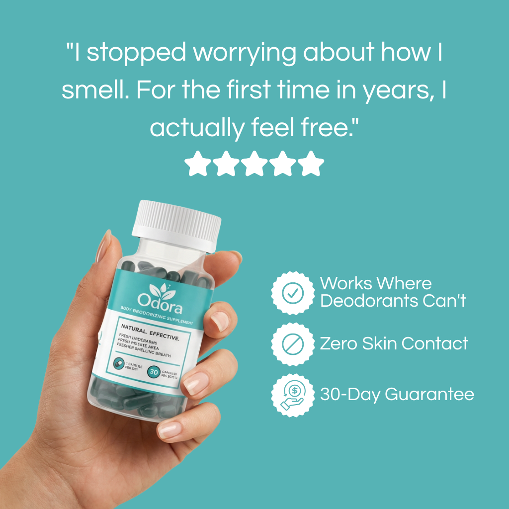 Odora® Triple Defense Formula - Say Goodbye to Body Odor & Reclaim Your Confidence Naturally